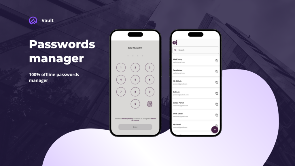 Passwords Manager App